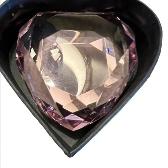 Rosenthal Pink Crystal Heart Original Box - Picture 5 of 8